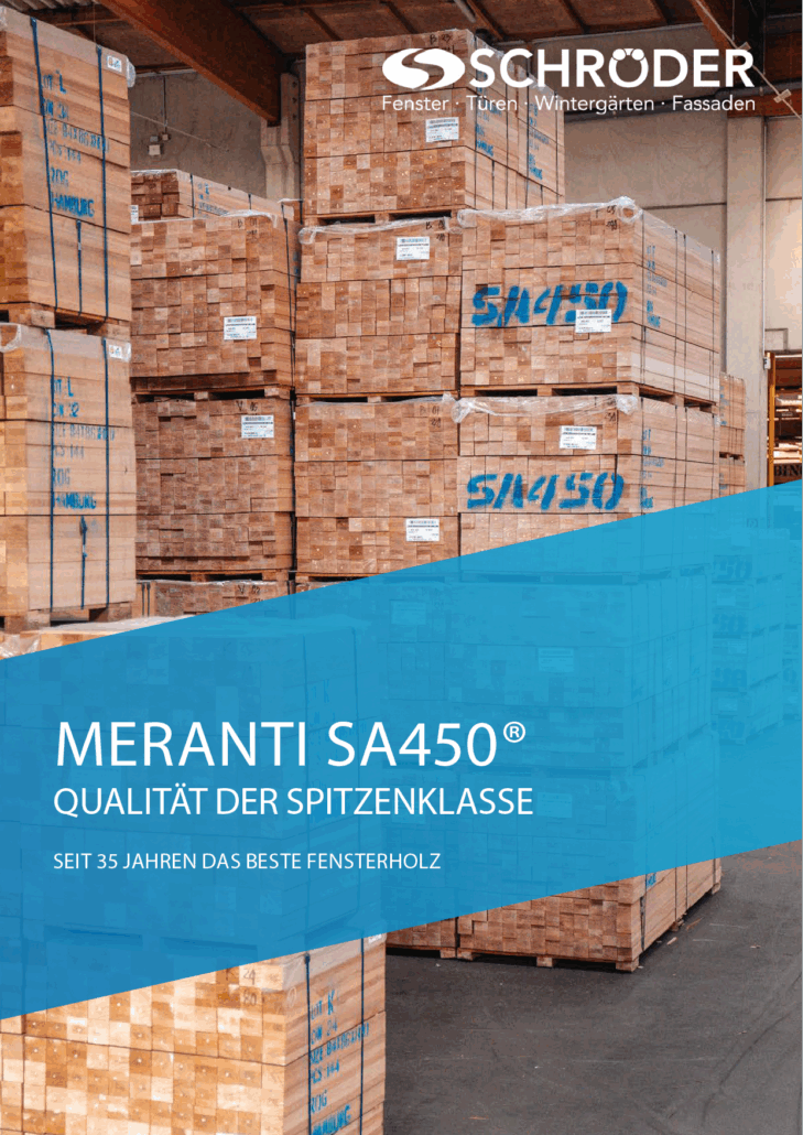 Flyer für Fensterholz Meranti